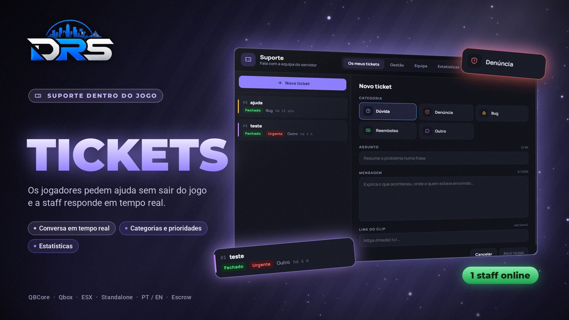 DRS Tickets